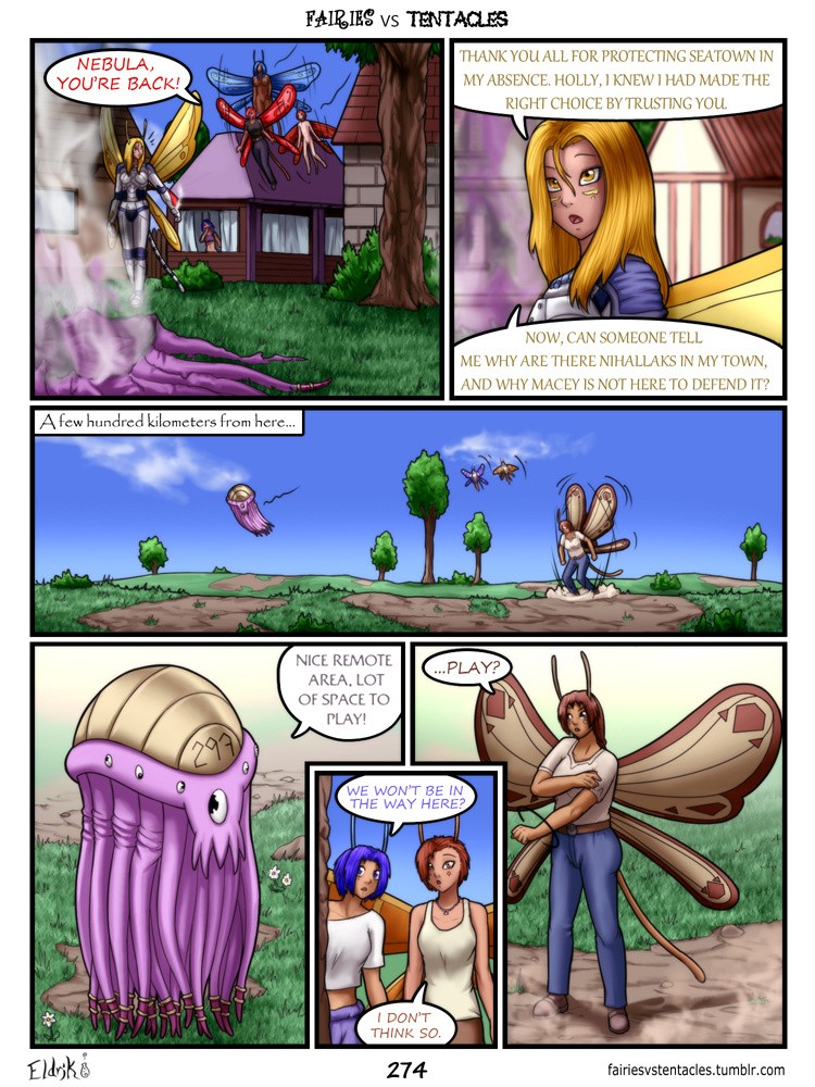 Fairies vs Tentacles Ch. 1-5 porn comic picture 275