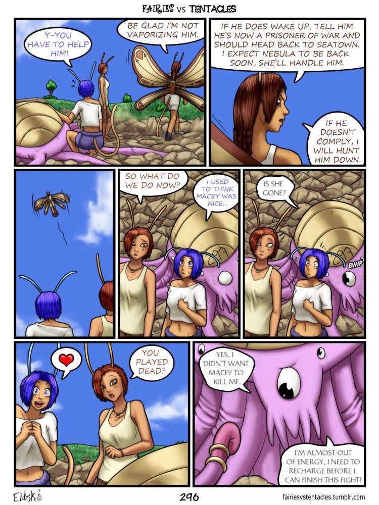 Fairies vs Tentacles Ch. 1-5 porn comic picture 297