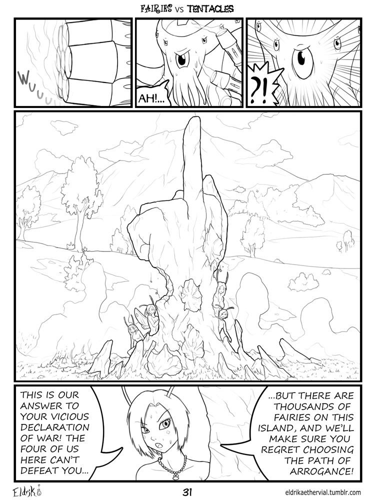 Fairies vs Tentacles Ch. 1-5 porn comic picture 32