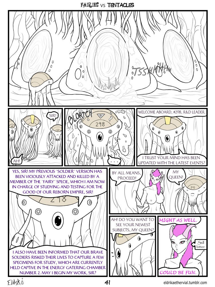 Fairies vs Tentacles Ch. 1-5 porn comic picture 42