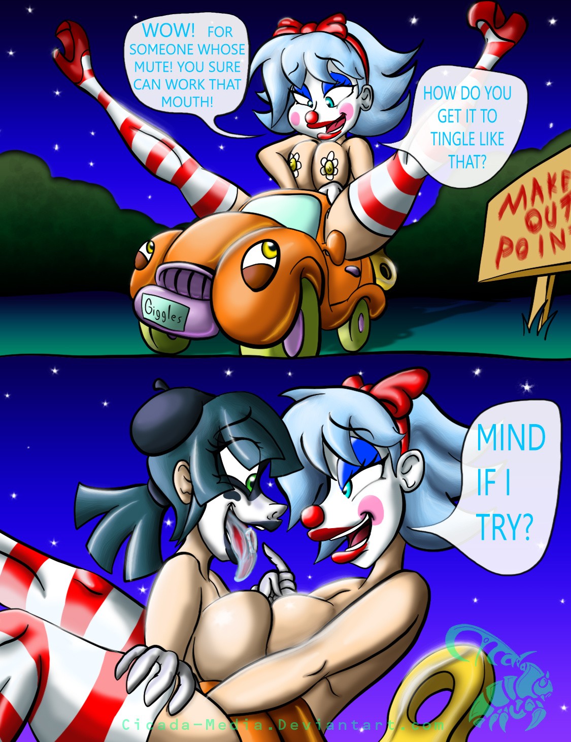 Giggles The Slutty Clown porn comic picture 22