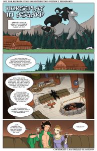 Horseplay In Asgard porn comic picture 1