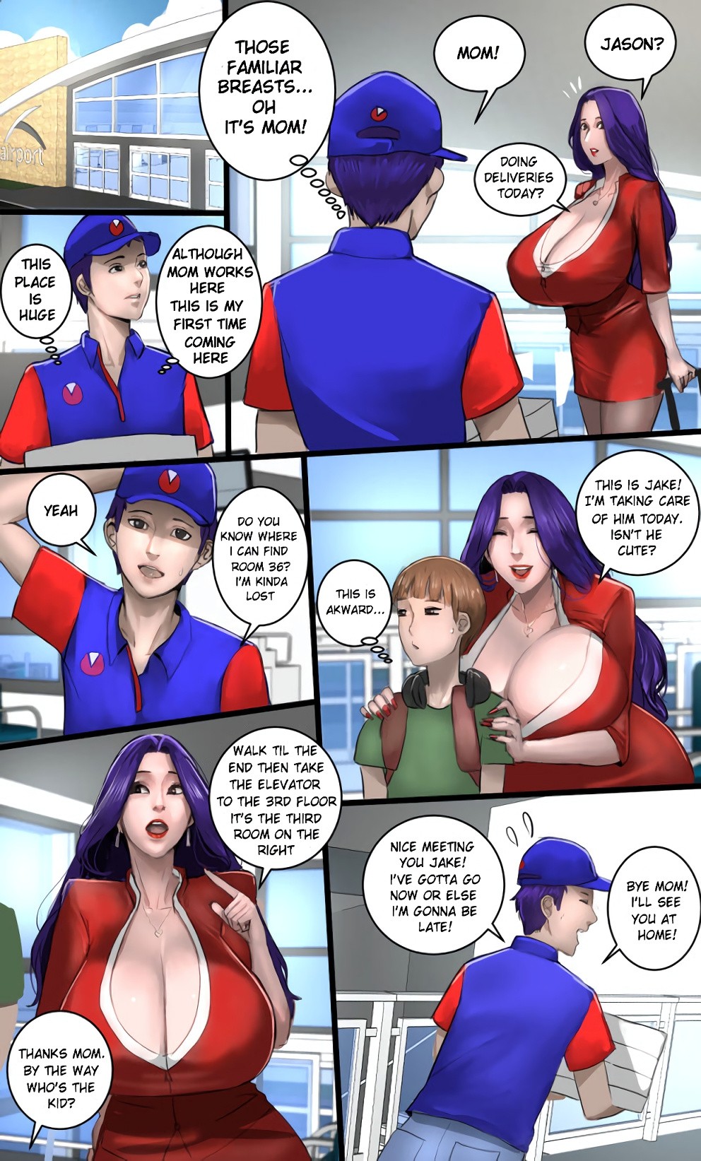 Milf Airline porn comic picture 25