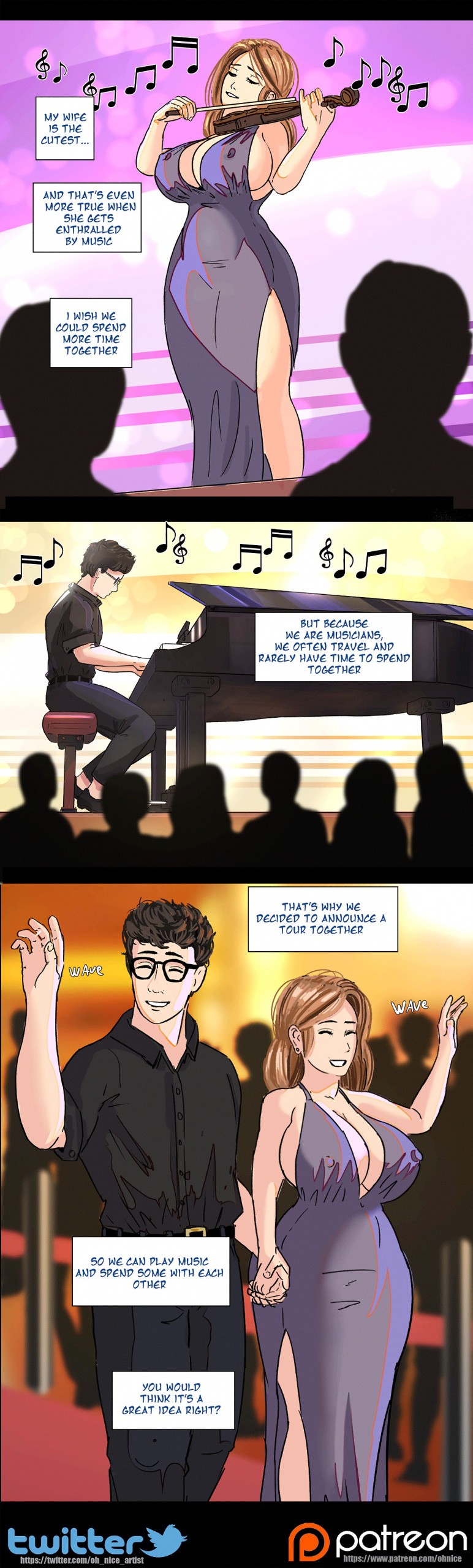 Musicians Troubles porn comic picture 2