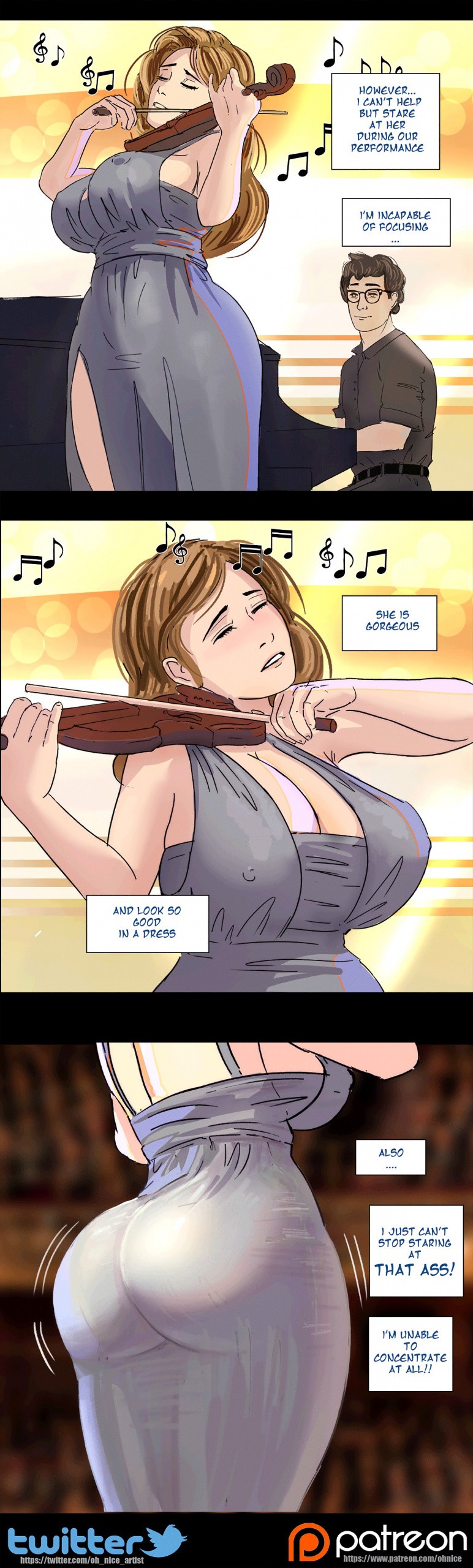 Musicians Troubles porn comic picture 3