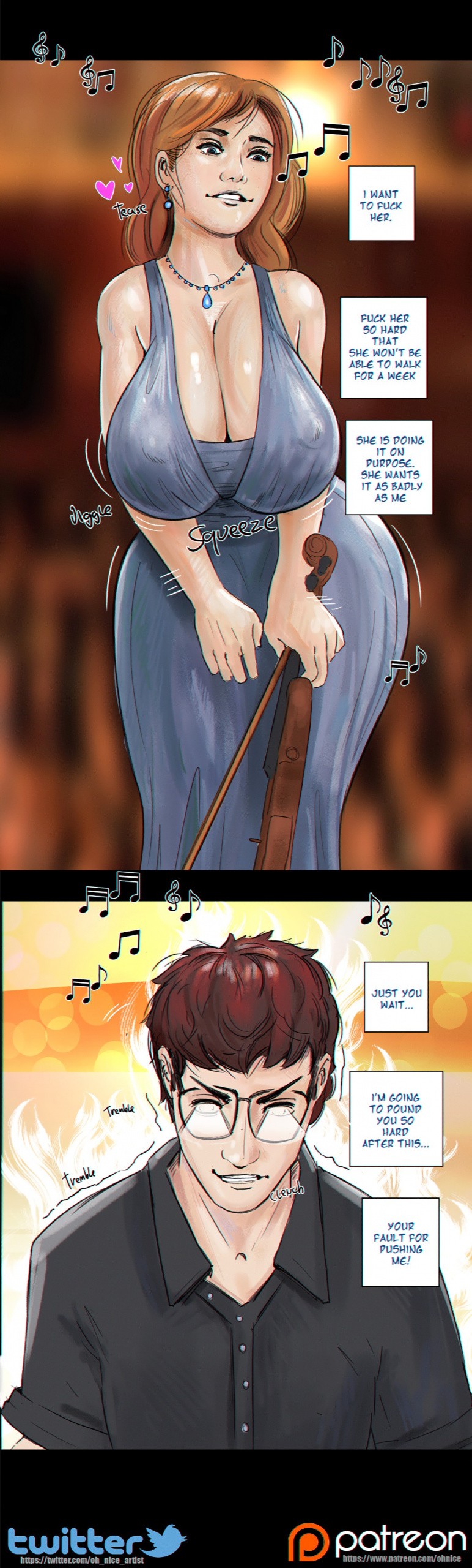 Musicians Troubles porn comic picture 7