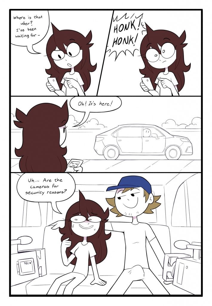 My Uber Ride - Jaiden porn comic picture 1