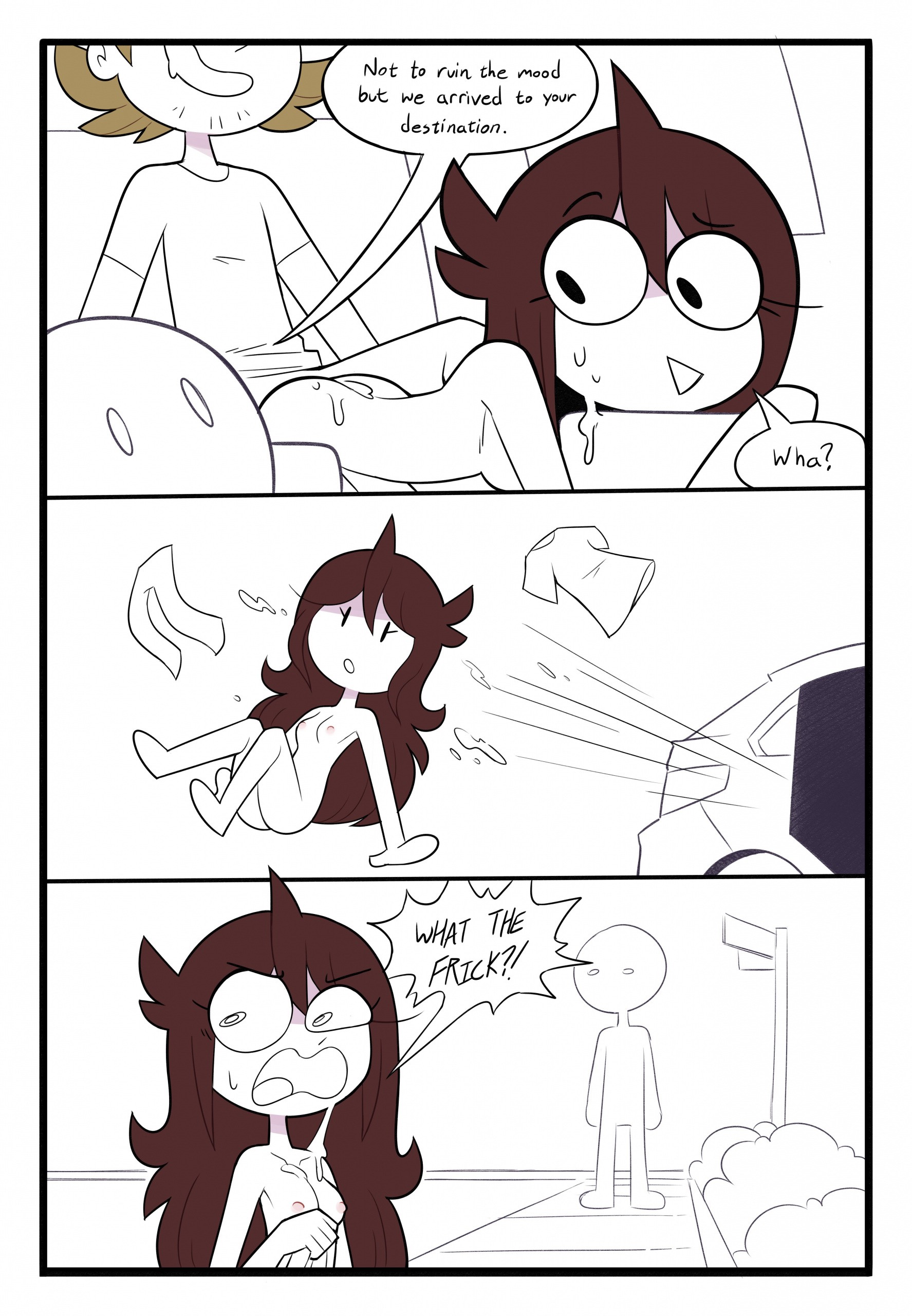 My Uber Ride - Jaiden porn comic picture 4