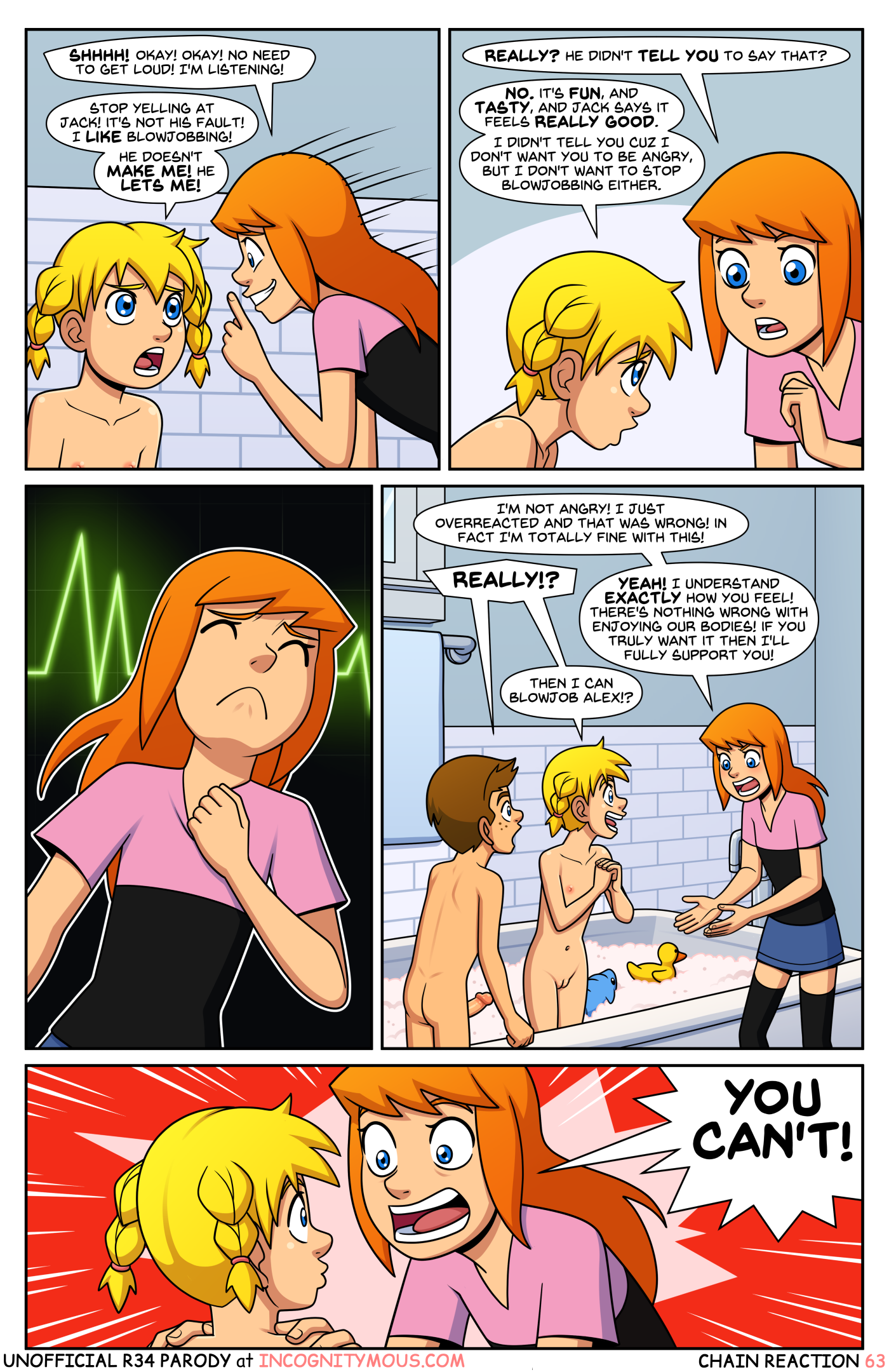 Power Pack - Chain Reaction Part 2 porn comic picture 3