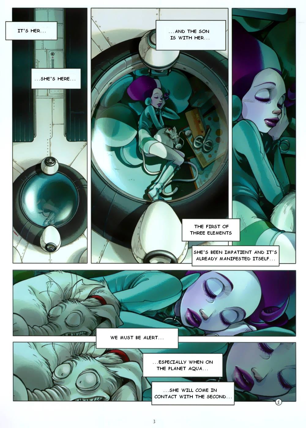 Sky Doll #2 - Aqua porn comic picture 4