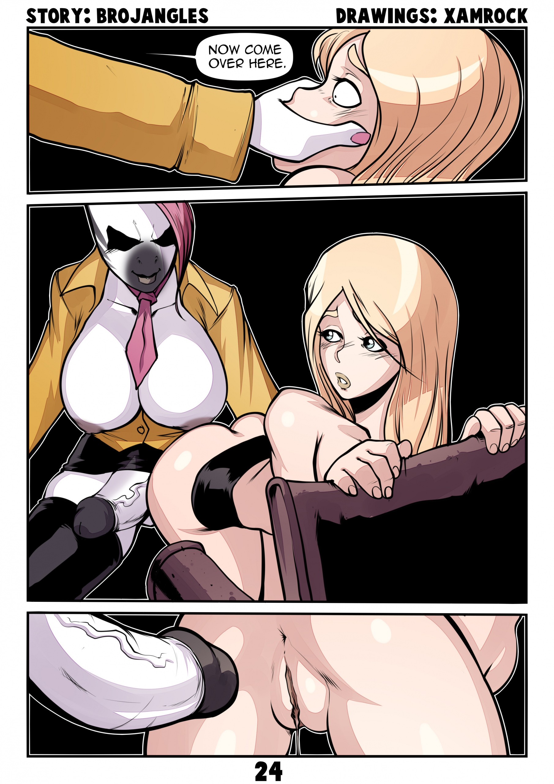 Striped Payback porn comic picture 26