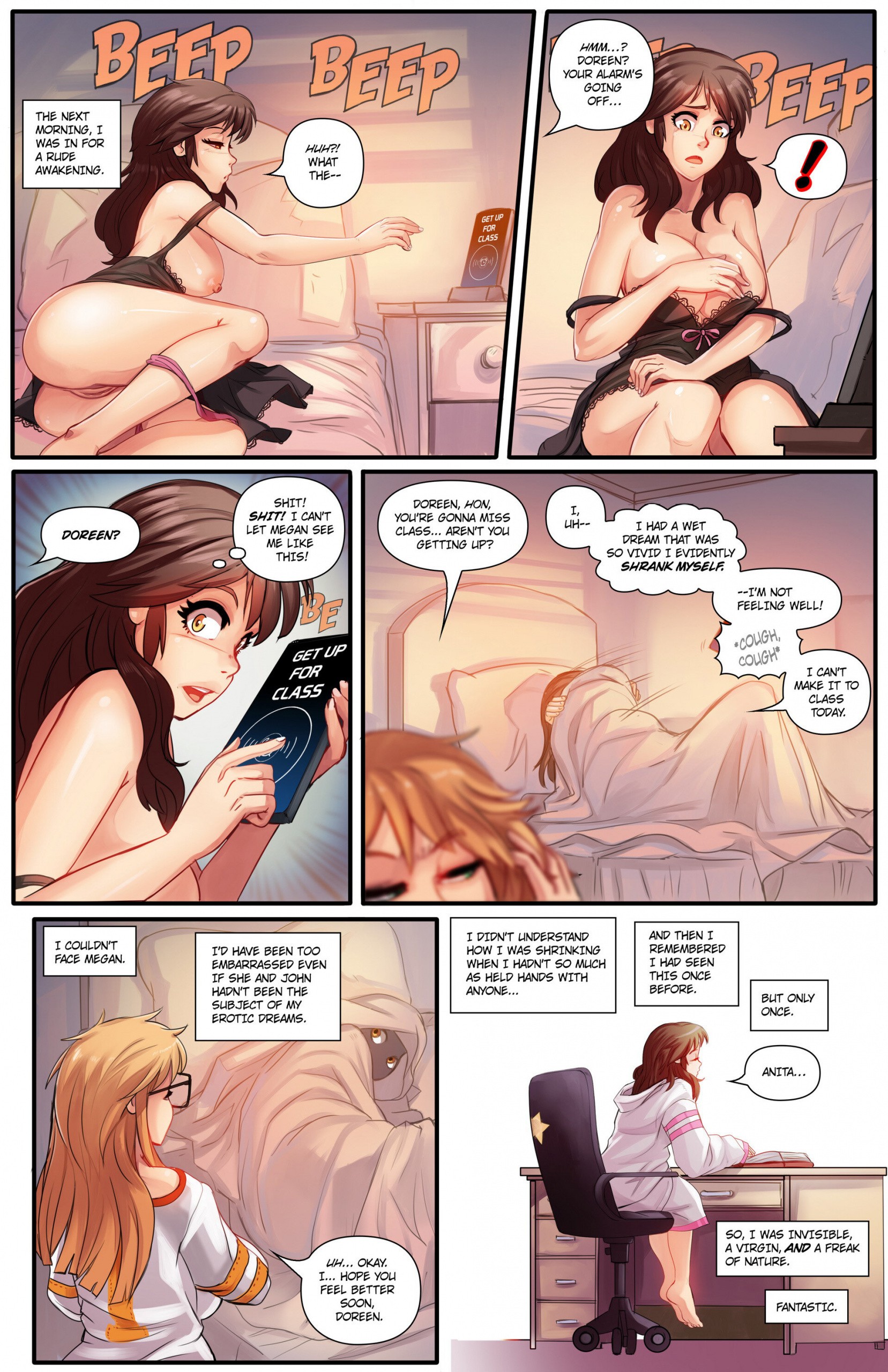 The Invisible Girl 1 porn comic picture 13