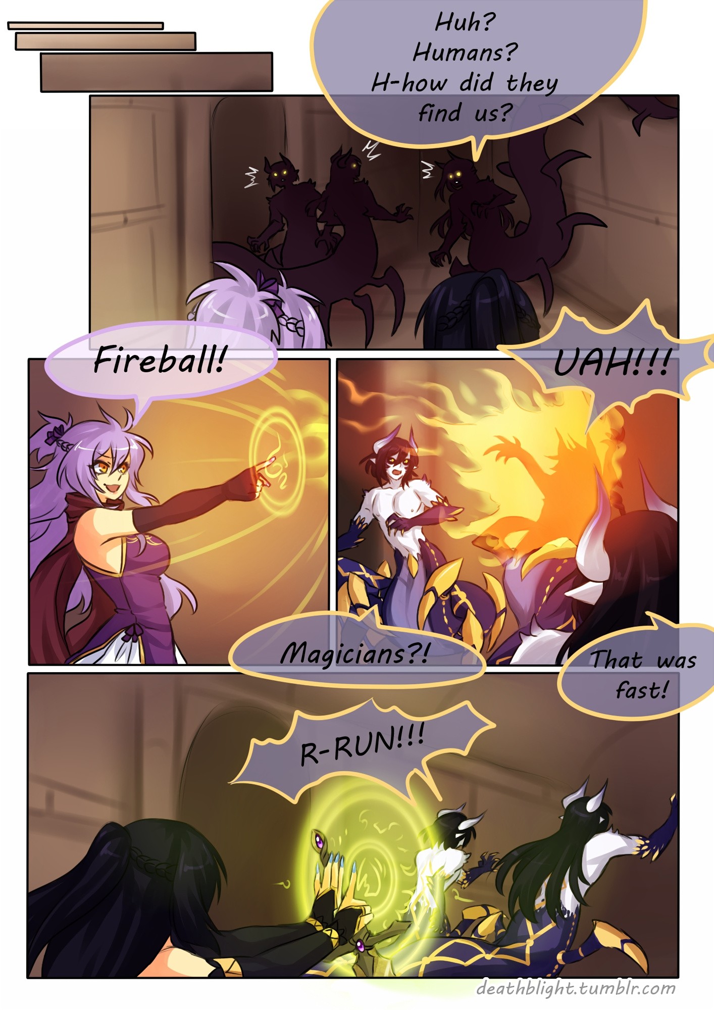 Deathblight Ch. 3 porn comic picture 9