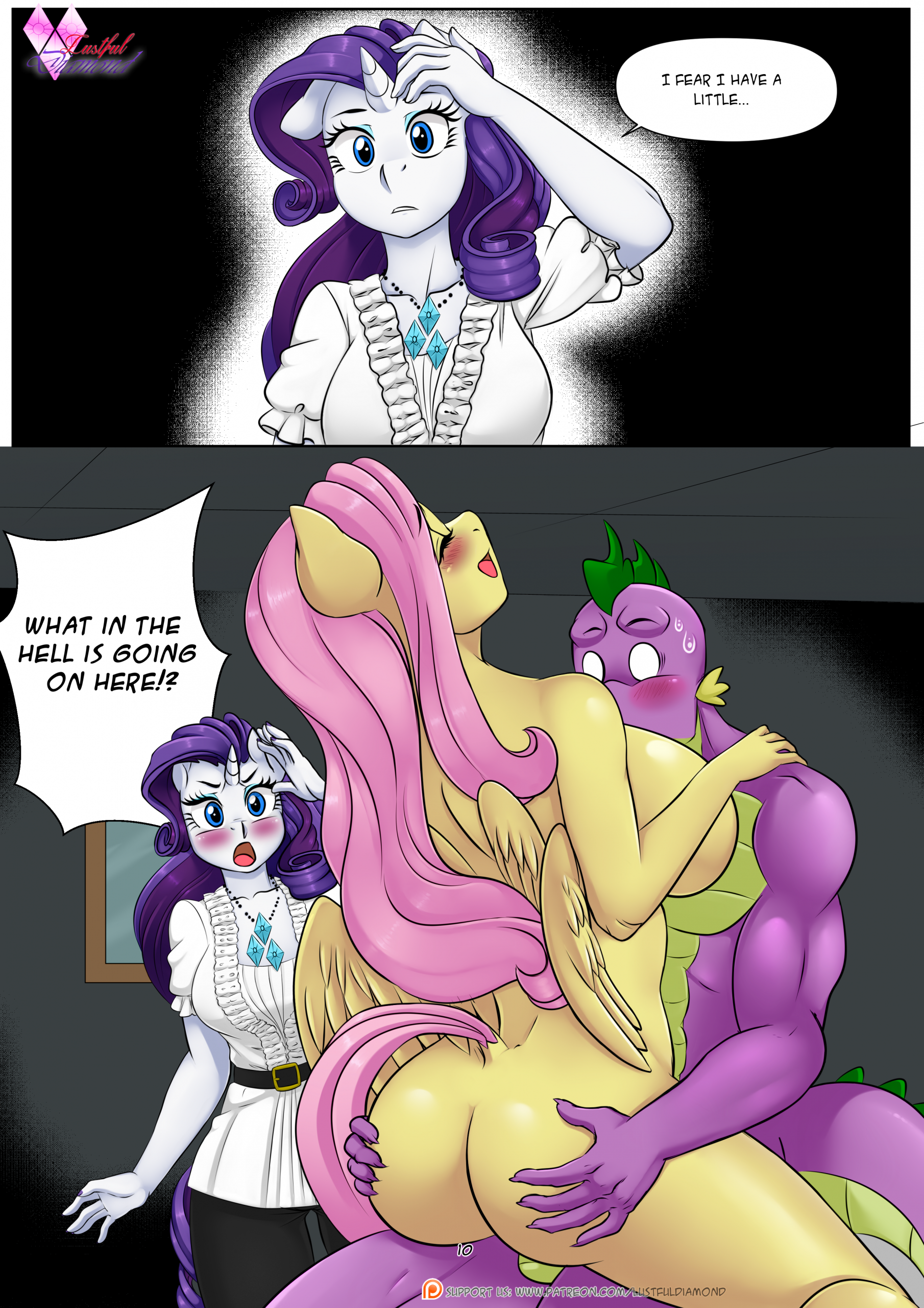 Lustful Diamond - Flutterlie porn comic picture 11