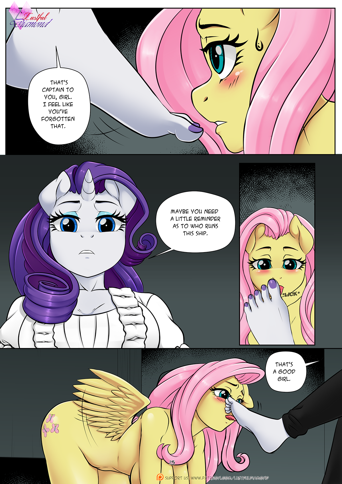 Lustful Diamond - Flutterlie porn comic picture 16