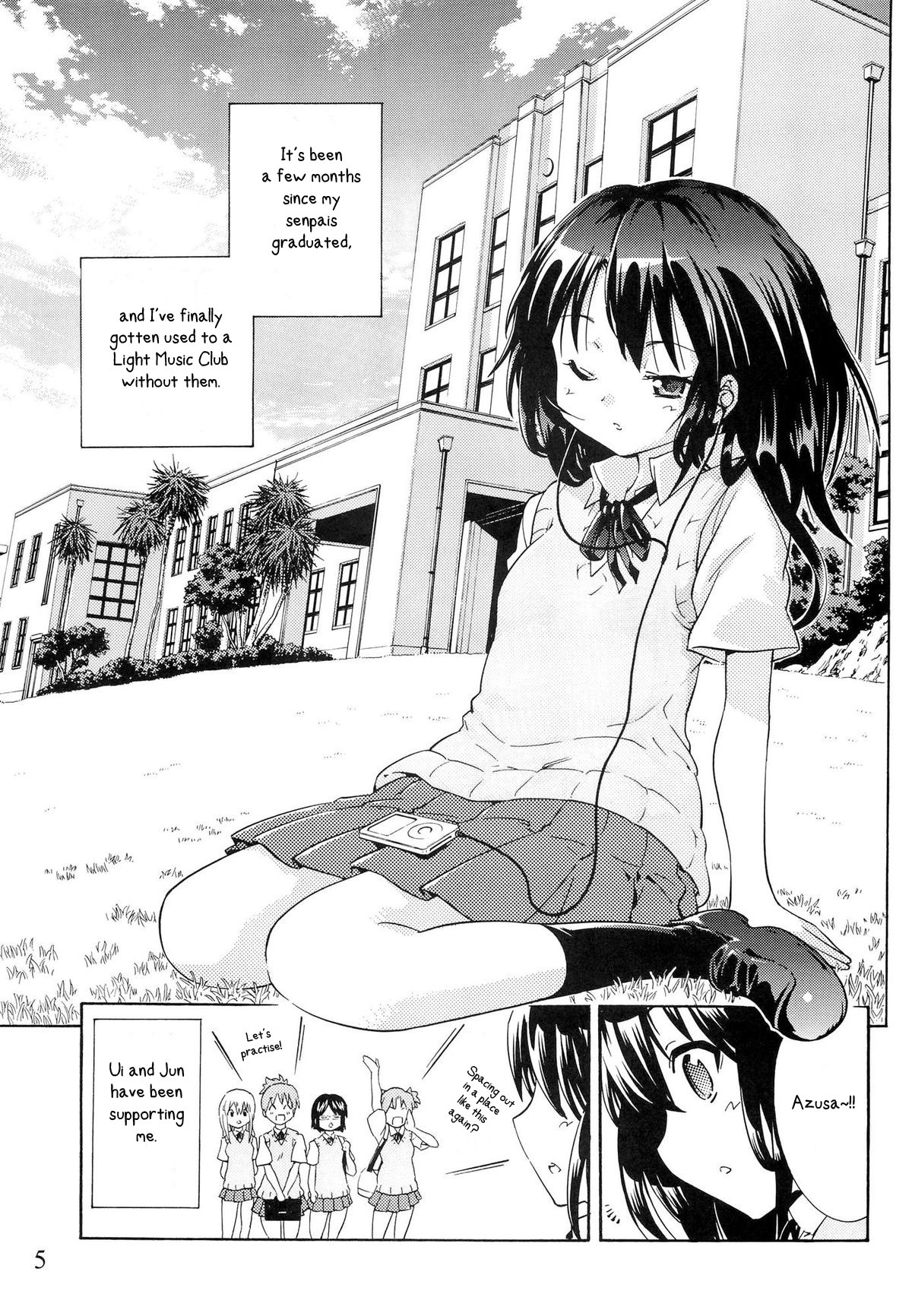 Mesomeso Azunyan! hentai manga picture 2