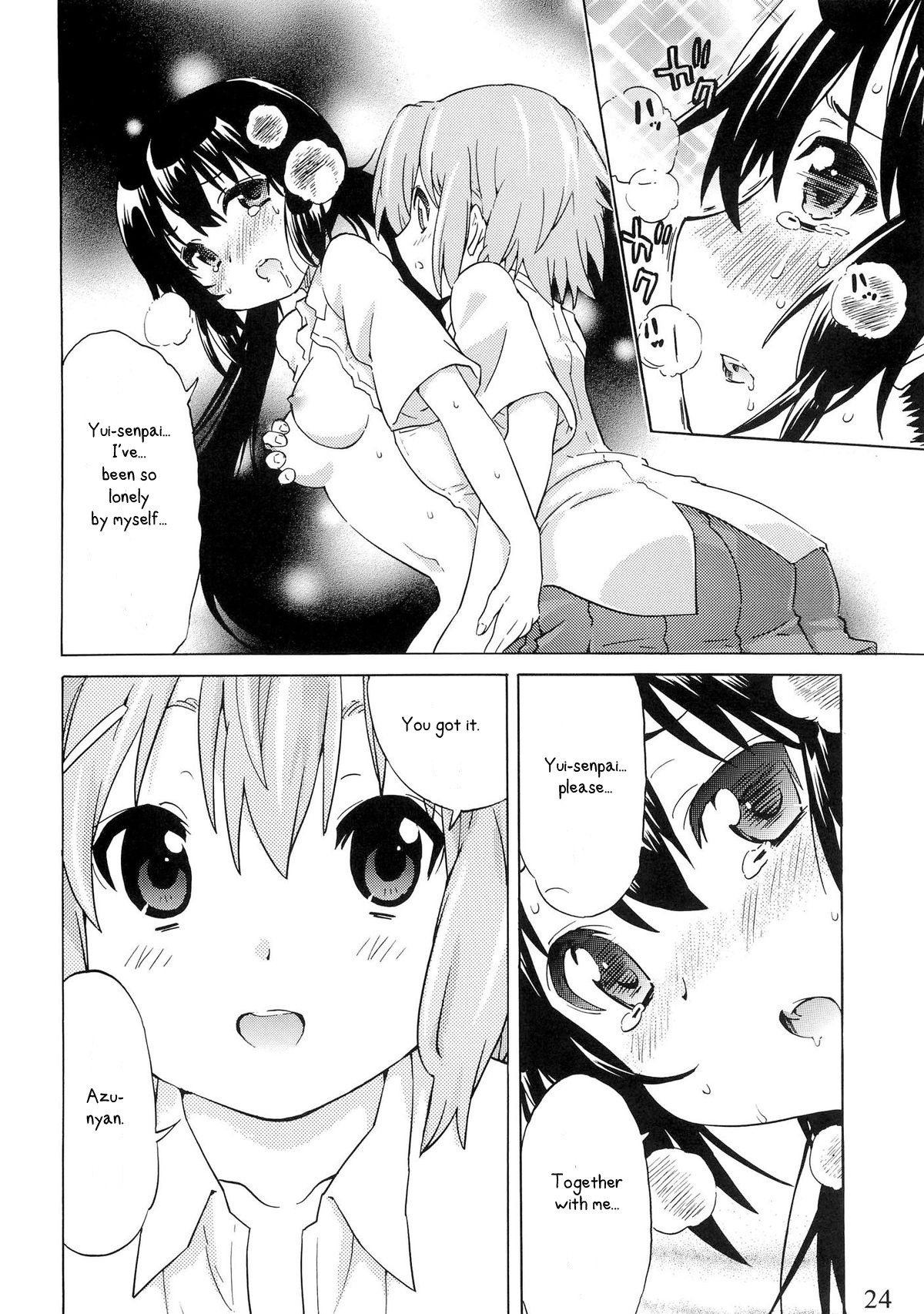 Mesomeso Azunyan! hentai manga picture 21