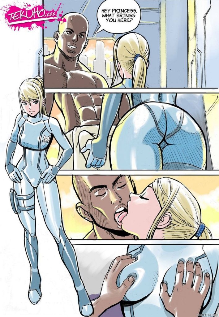 Samus XXX porn comic picture 1