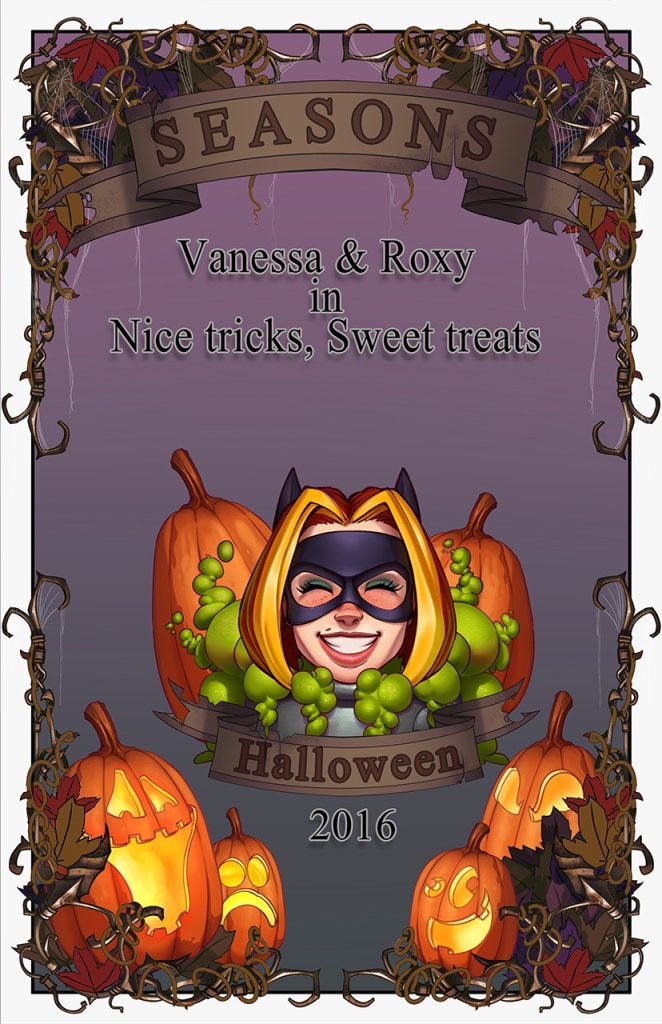 Vanessa & Roxy in Nice tricks, Sweet treats porn comic picture 1