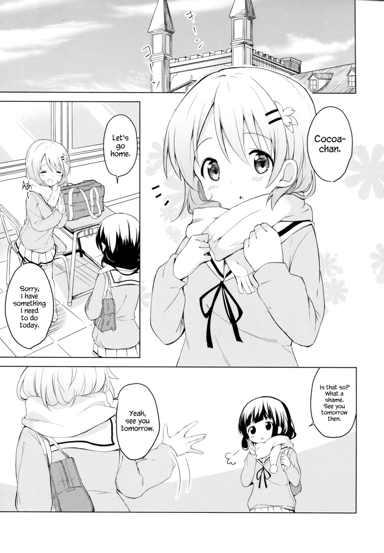 Gochisou wa Kokoa desu ka hentai manga picture 2