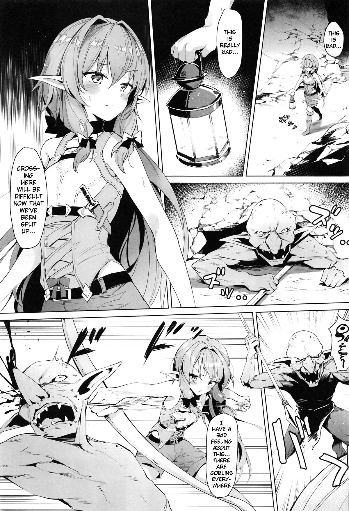 Moshi Onna Seirei ga Goblin ni Tsukamattara hentai manga picture 2