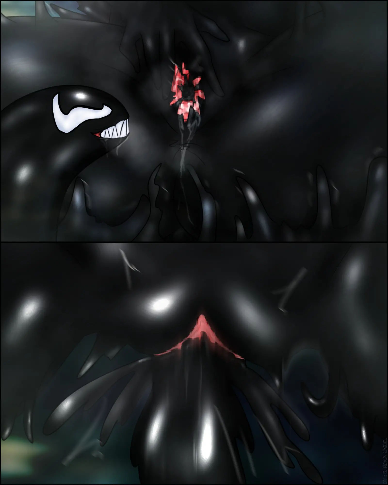 Secre x symbiote venom porn comic picture 17