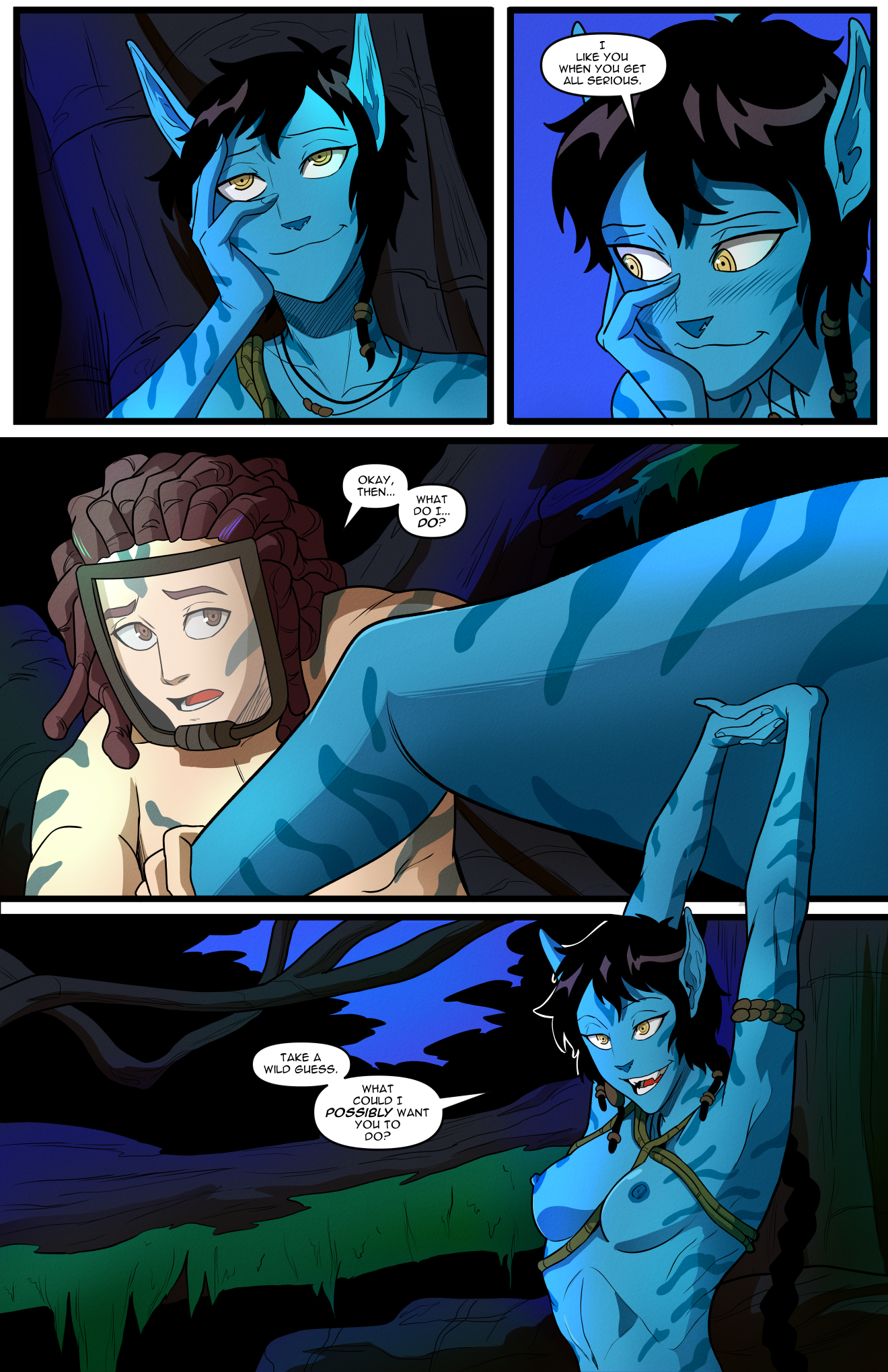 Avatar Along Came a Spider porn comic picture 4