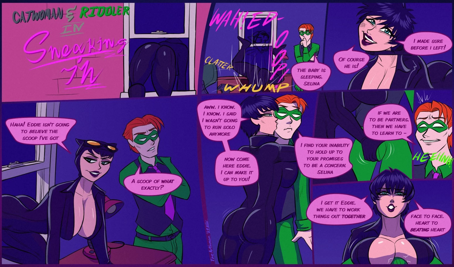 Sneaking In porn comic page 1