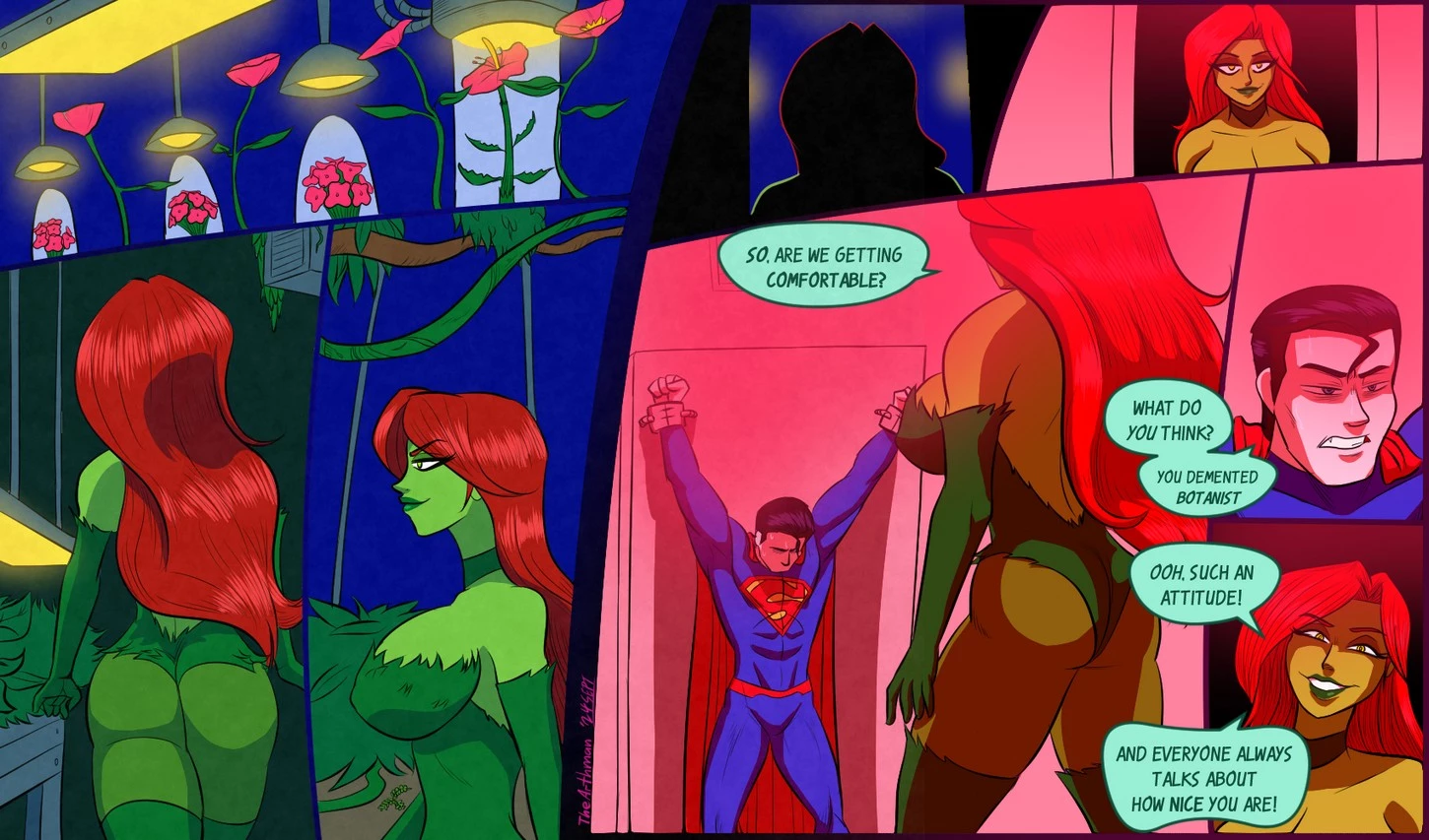 Superman: Garden of Ivy porn comic page 2