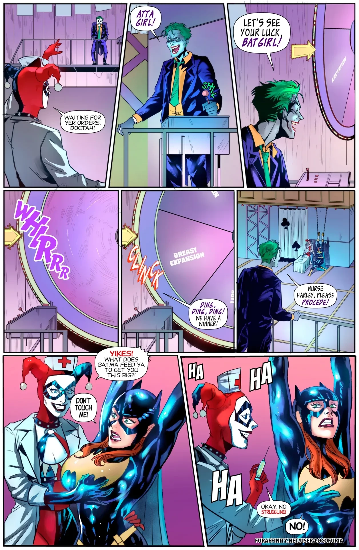 The Joke's on Batgirl porn comic page 10