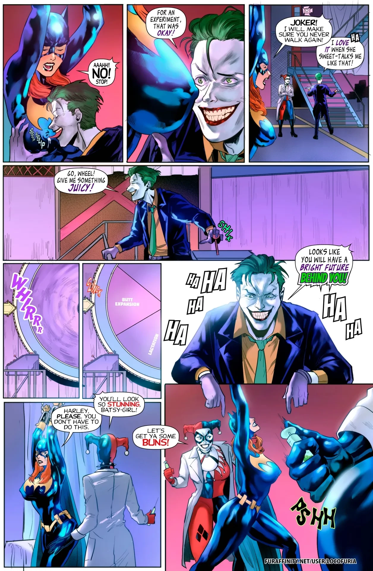 The Joke's on Batgirl porn comic page 14