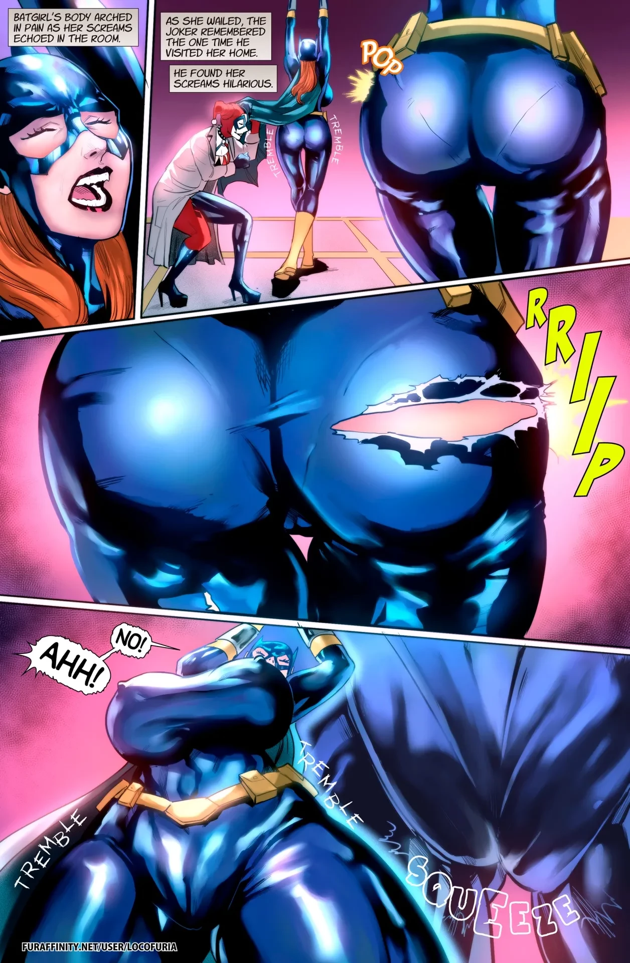 The Joke's on Batgirl porn comic page 15