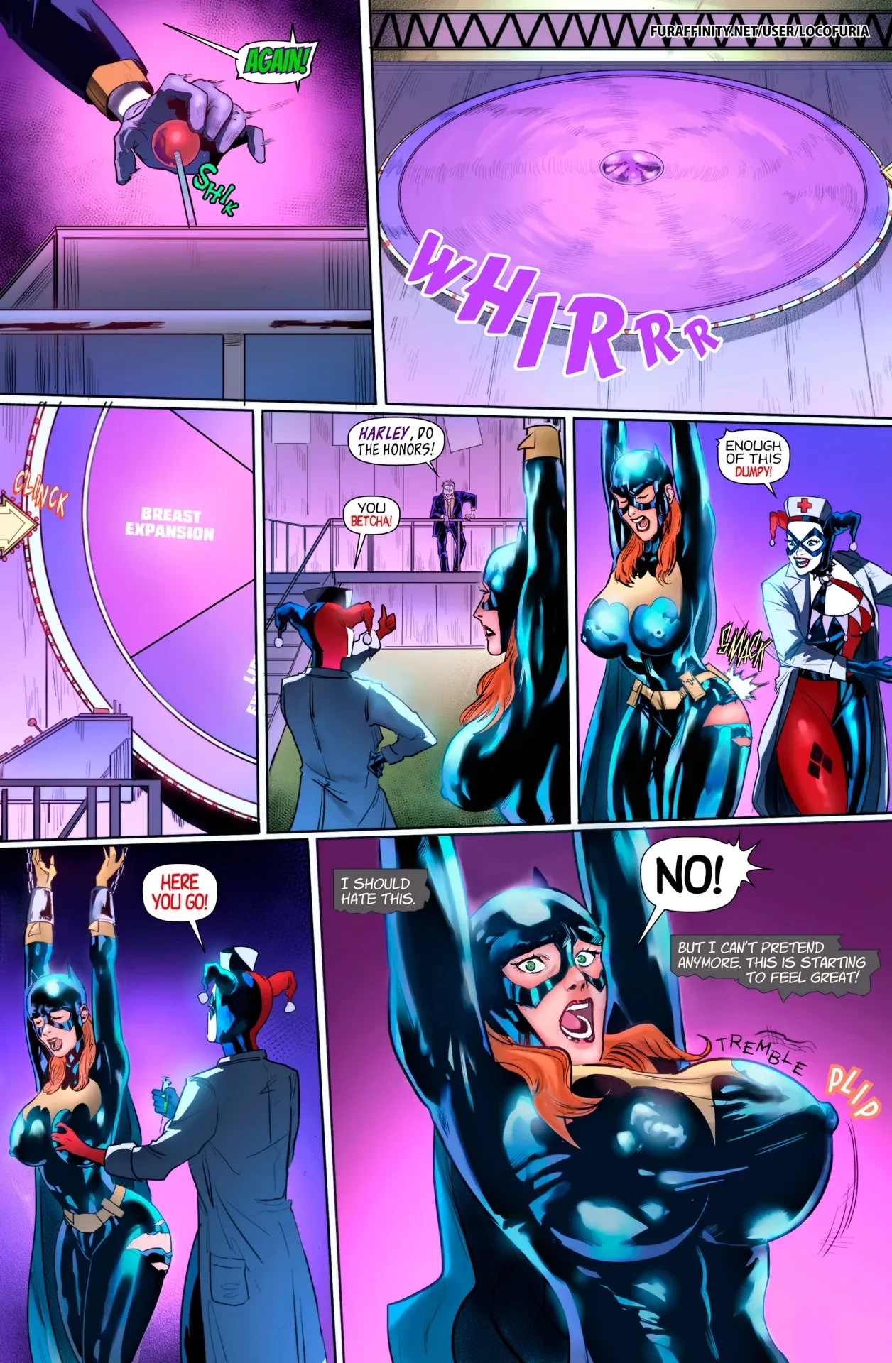 The Joke's on Batgirl porn comic page 16