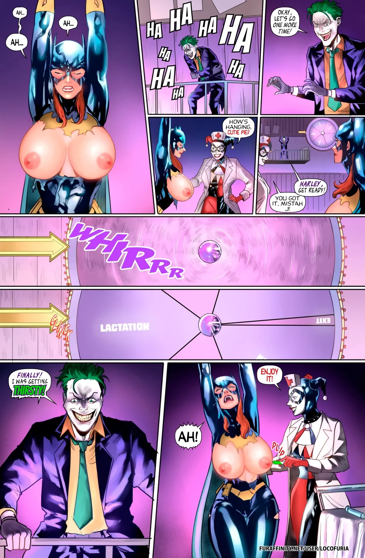 The Joke's on Batgirl porn comic page 18