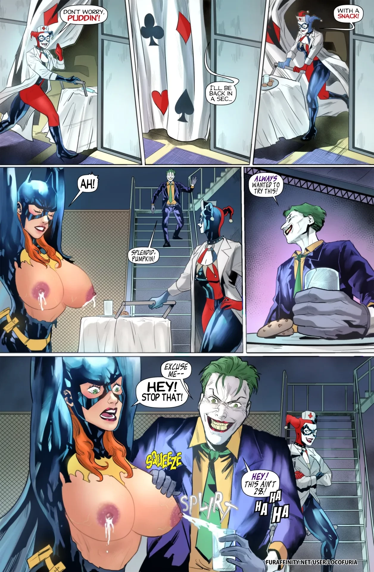 The Joke's on Batgirl porn comic page 20