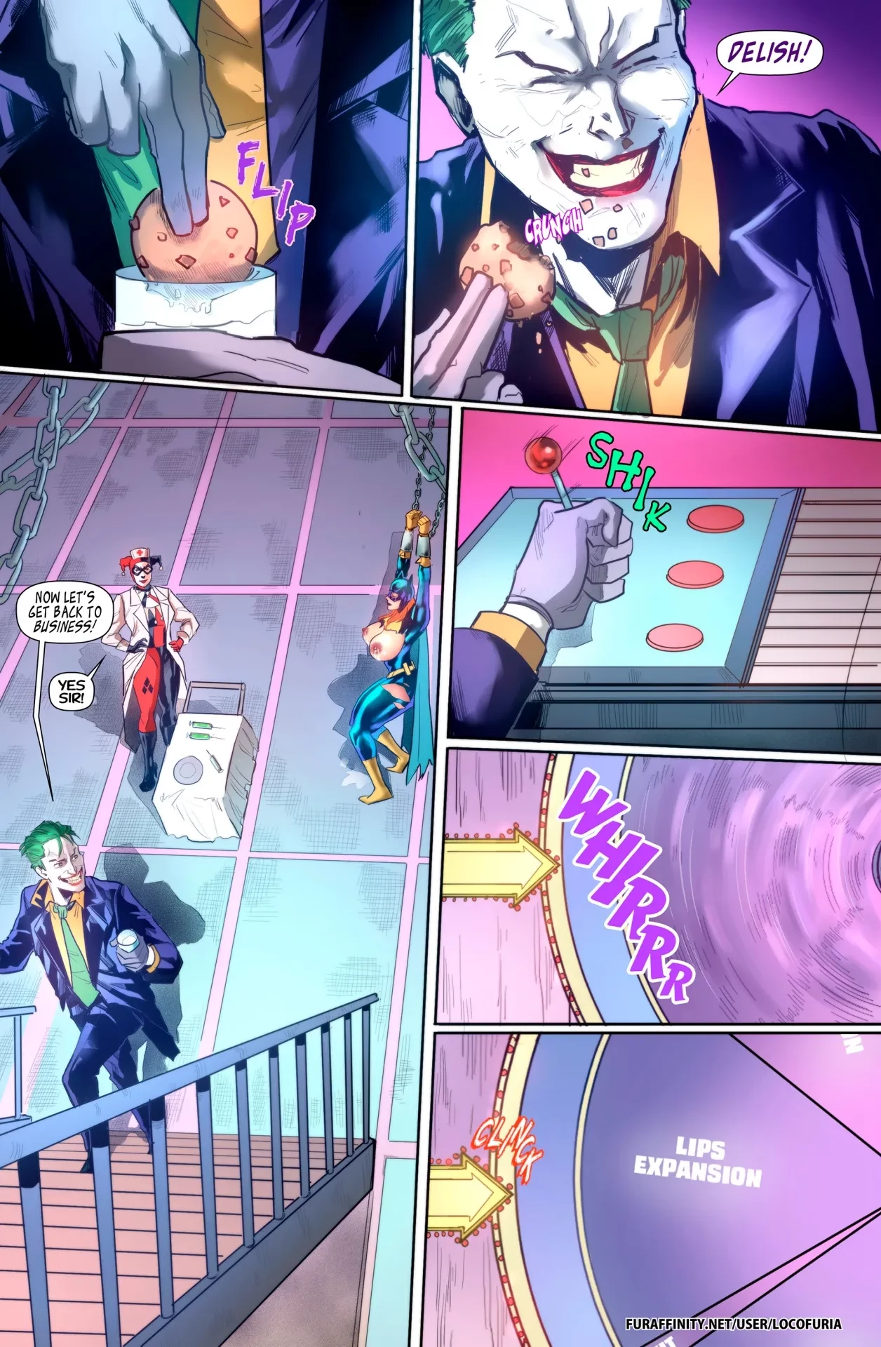 The Joke's on Batgirl porn comic page 21