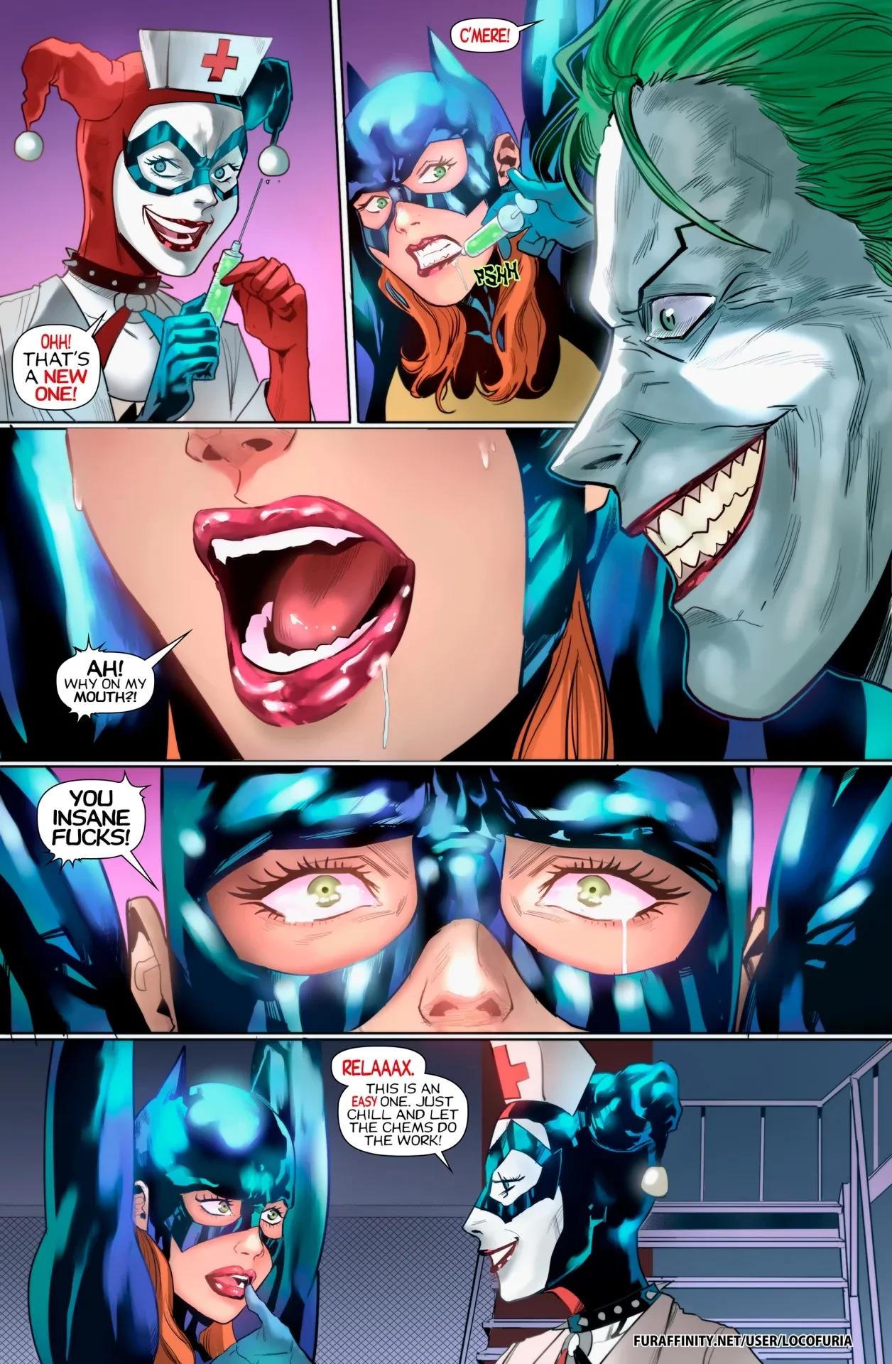 The Joke's on Batgirl porn comic page 22