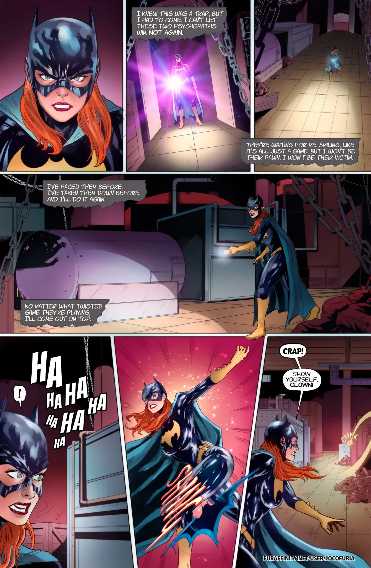 The Joke's on Batgirl porn comic page 5