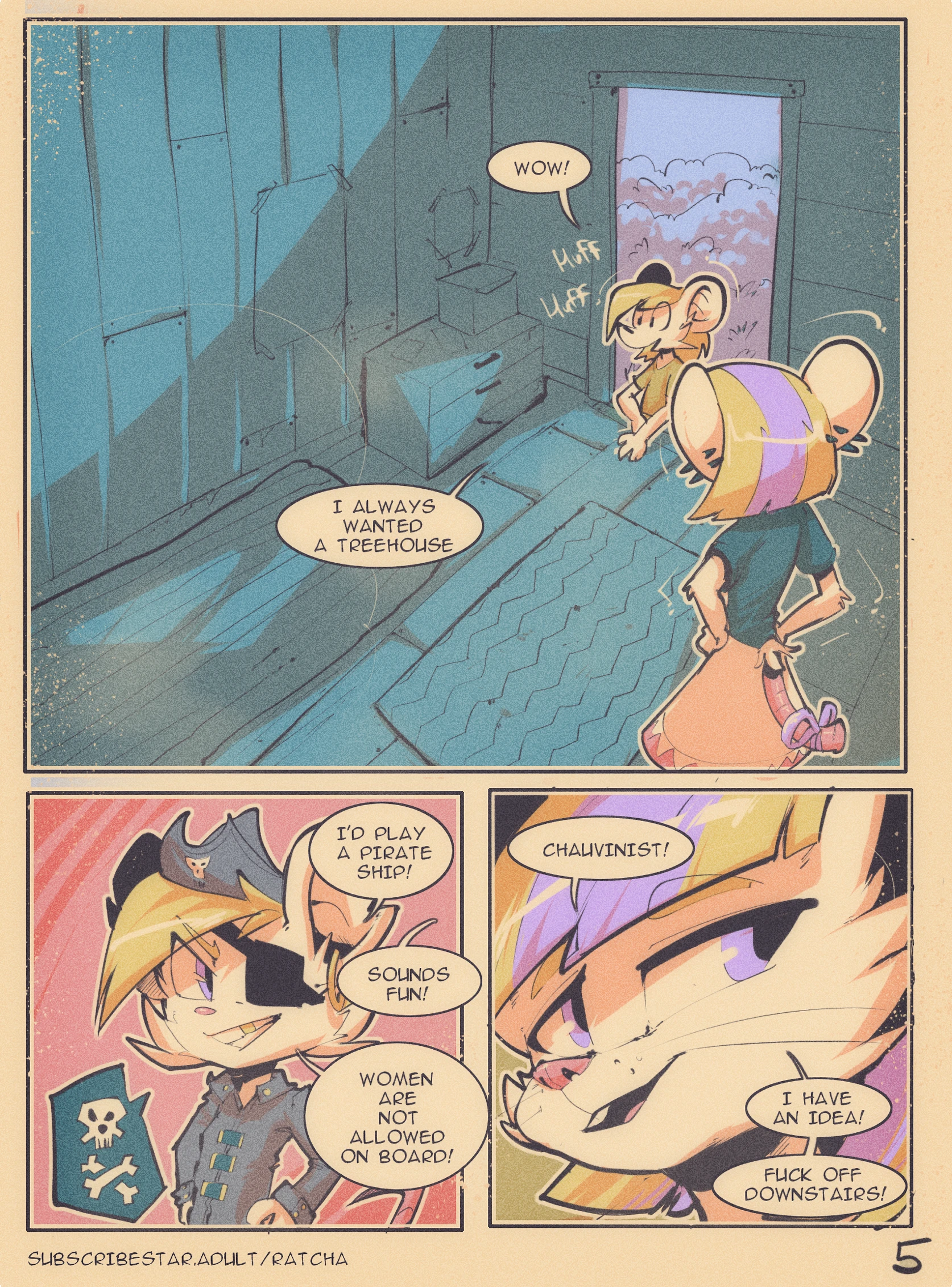 Skye High Club porn comic picture 5