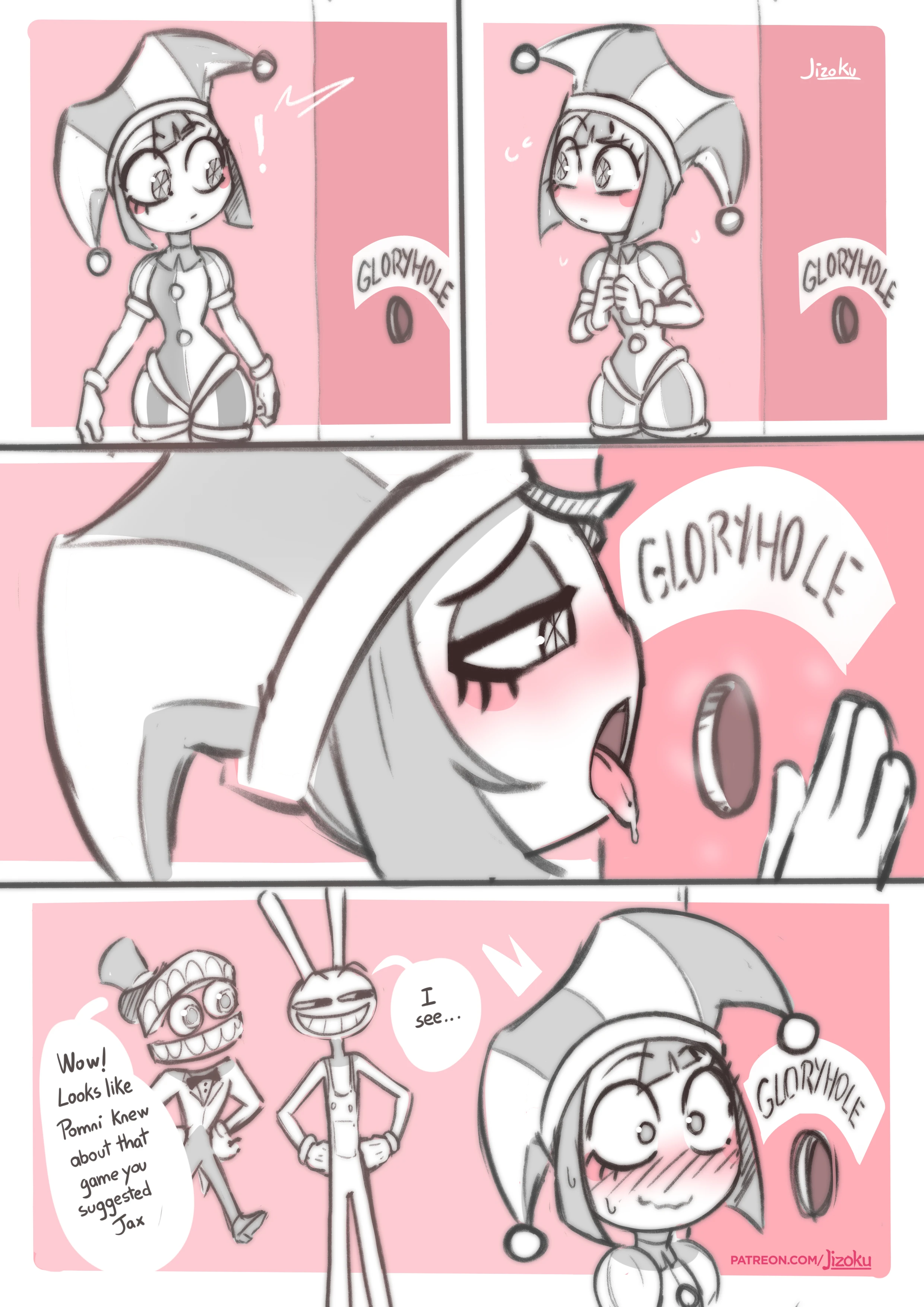 The Amazing Digital Circus Sketches porn comic picture 19