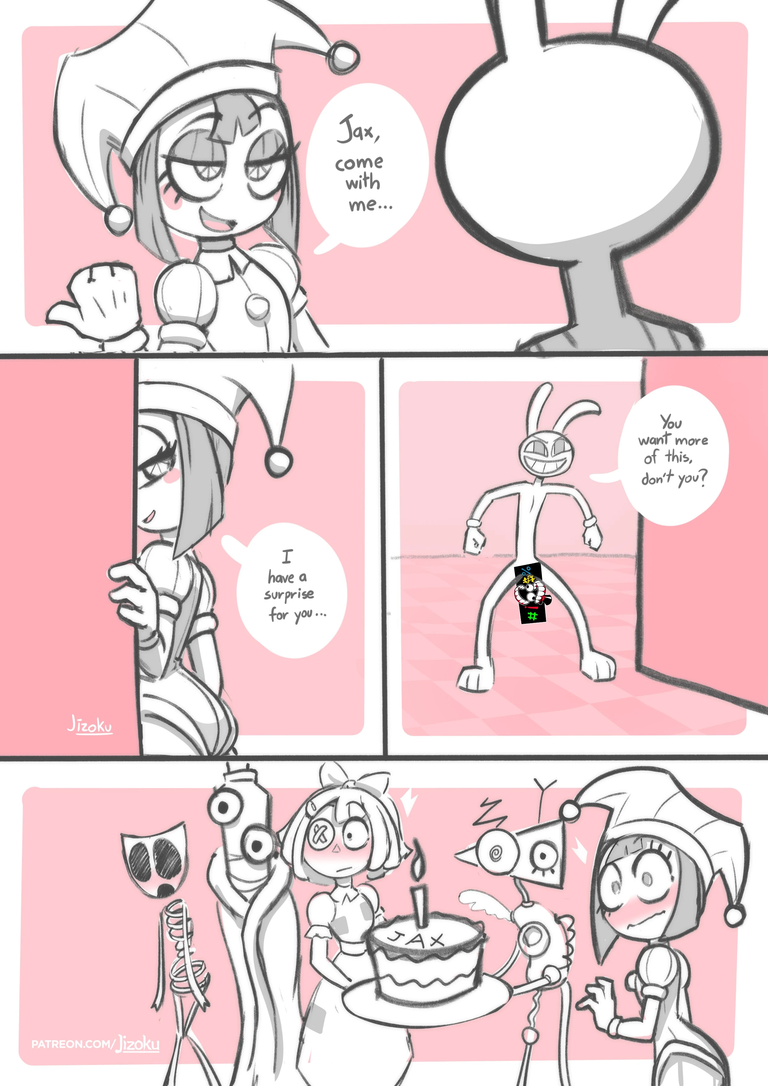 The Amazing Digital Circus Sketches porn comic picture 27
