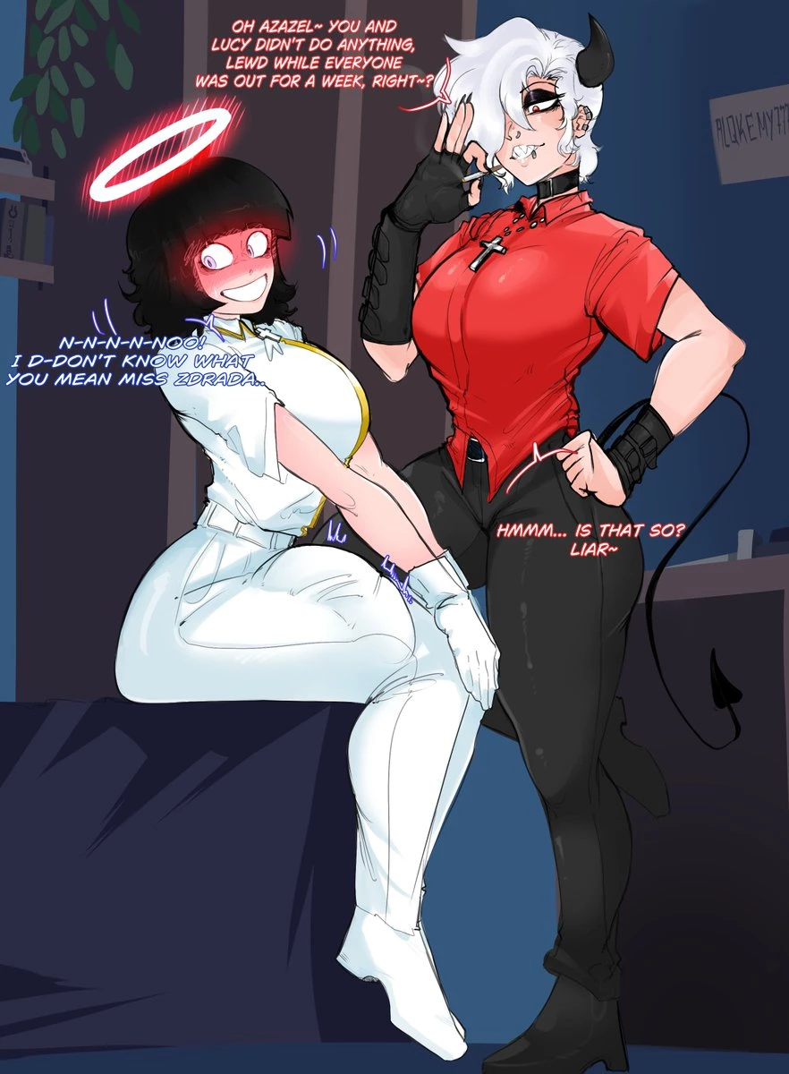 Futa Azazel porn comic picture 4