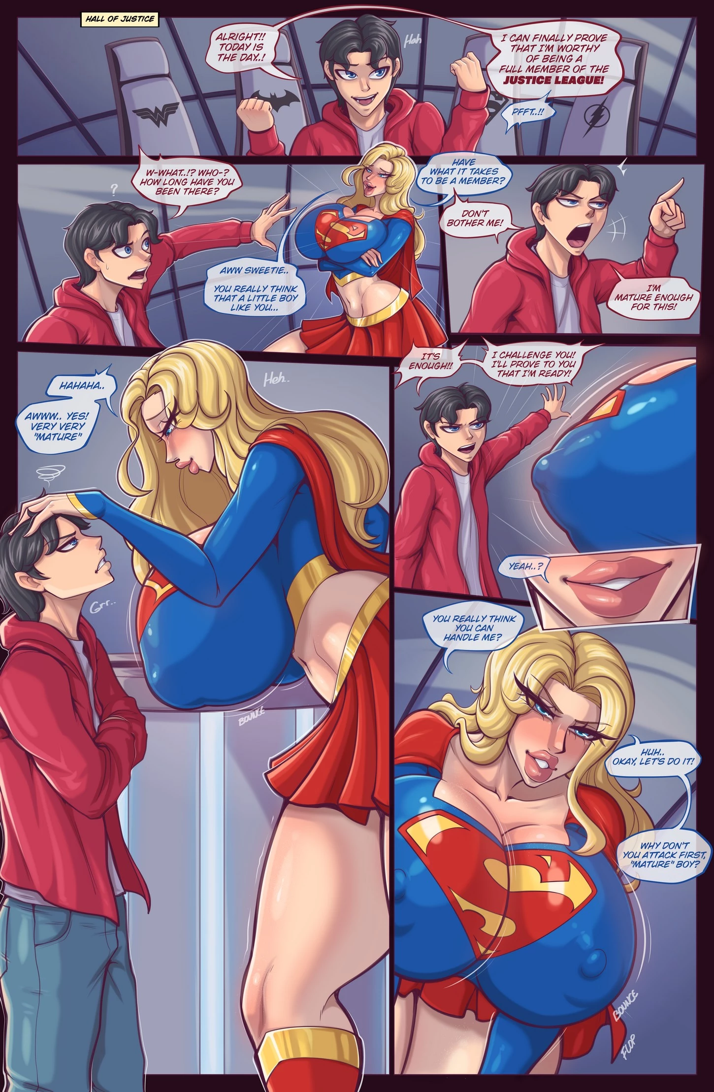 Supergirl x Shazam porn comic picture 1